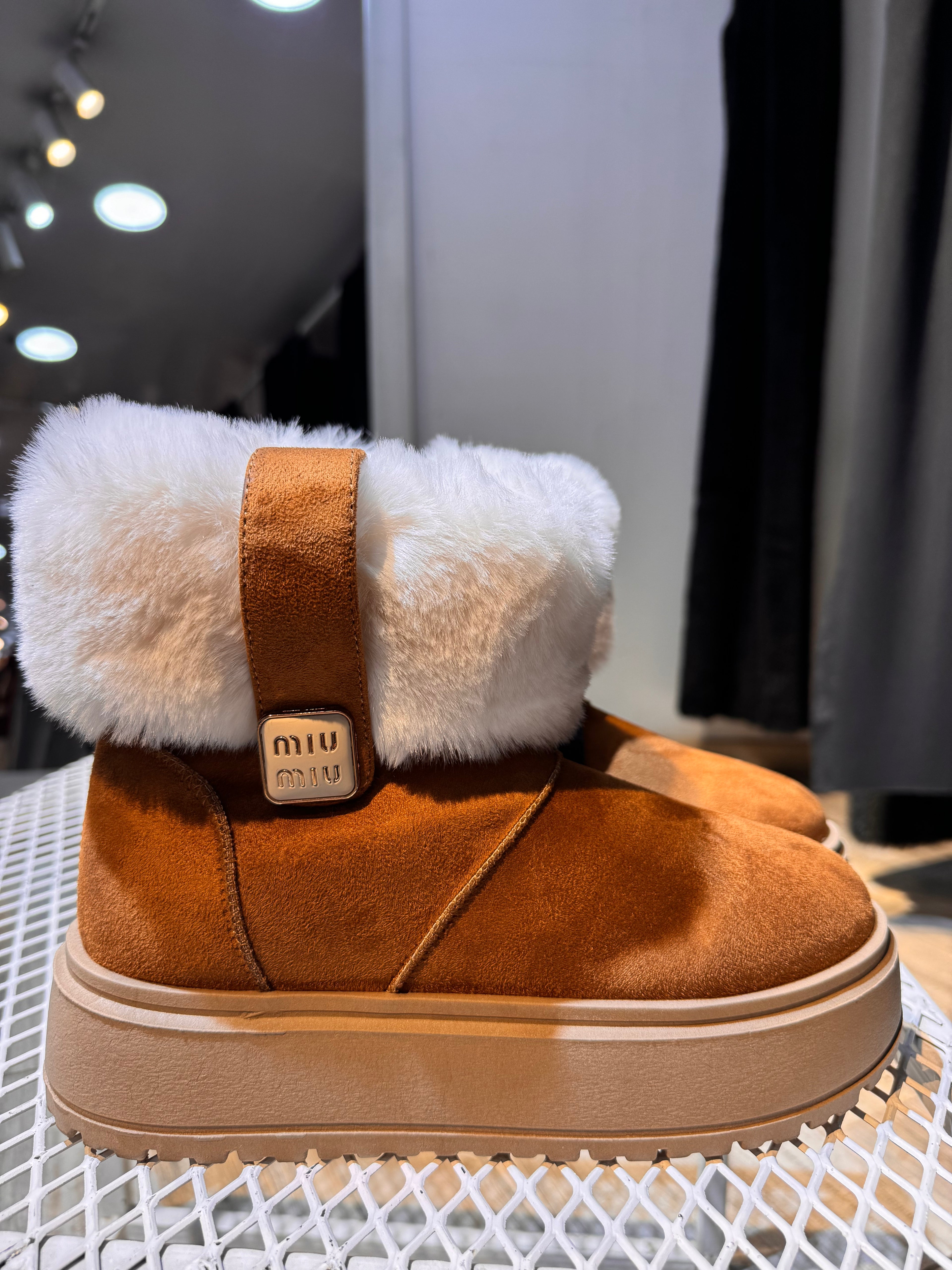 Botas Peluche Mujer