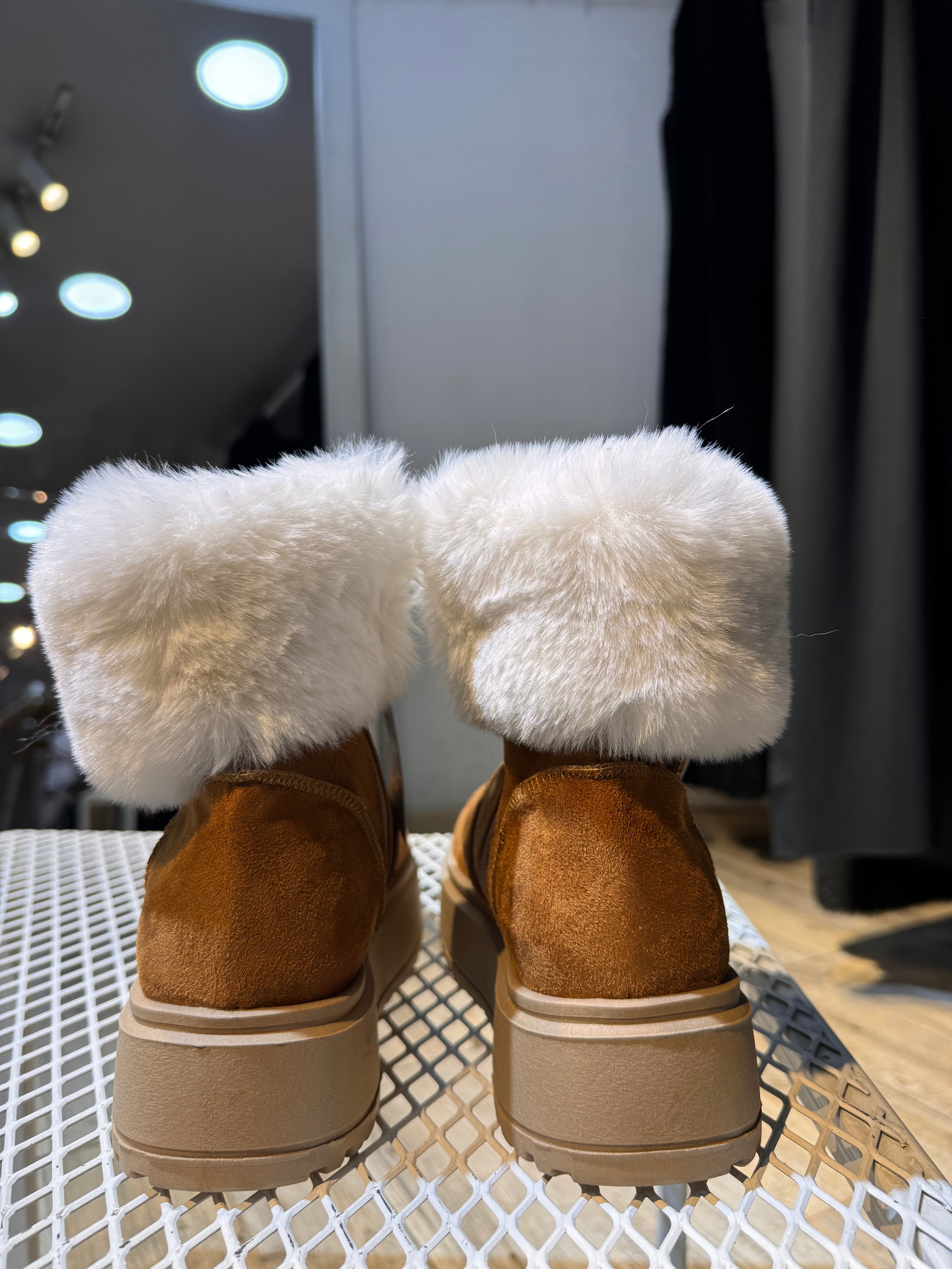 Botas Peluche Mujer