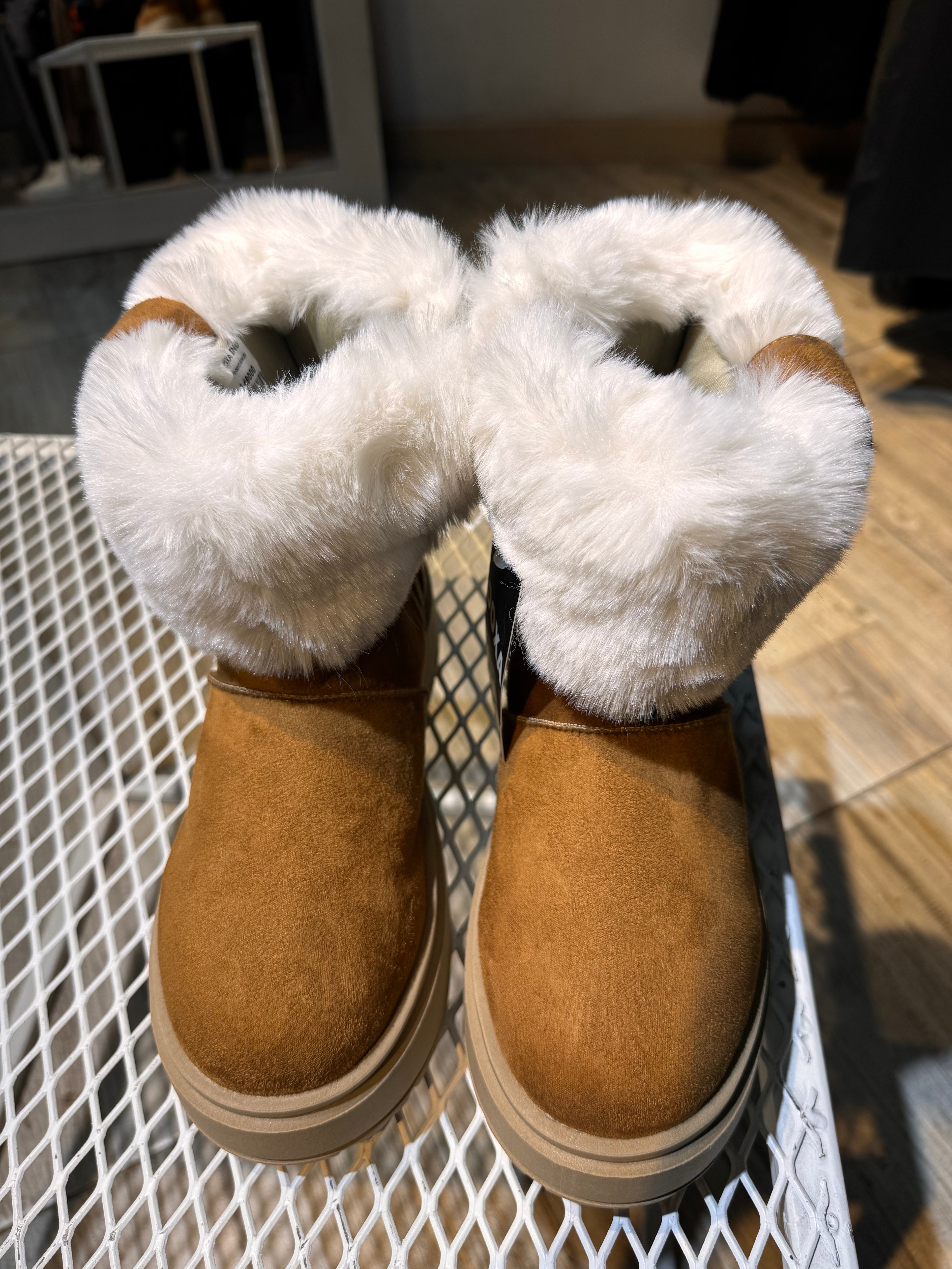 Botas Peluche Mujer