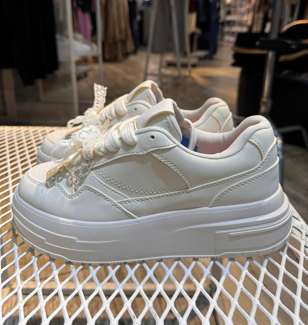 Zapatilla Plataforma Moño