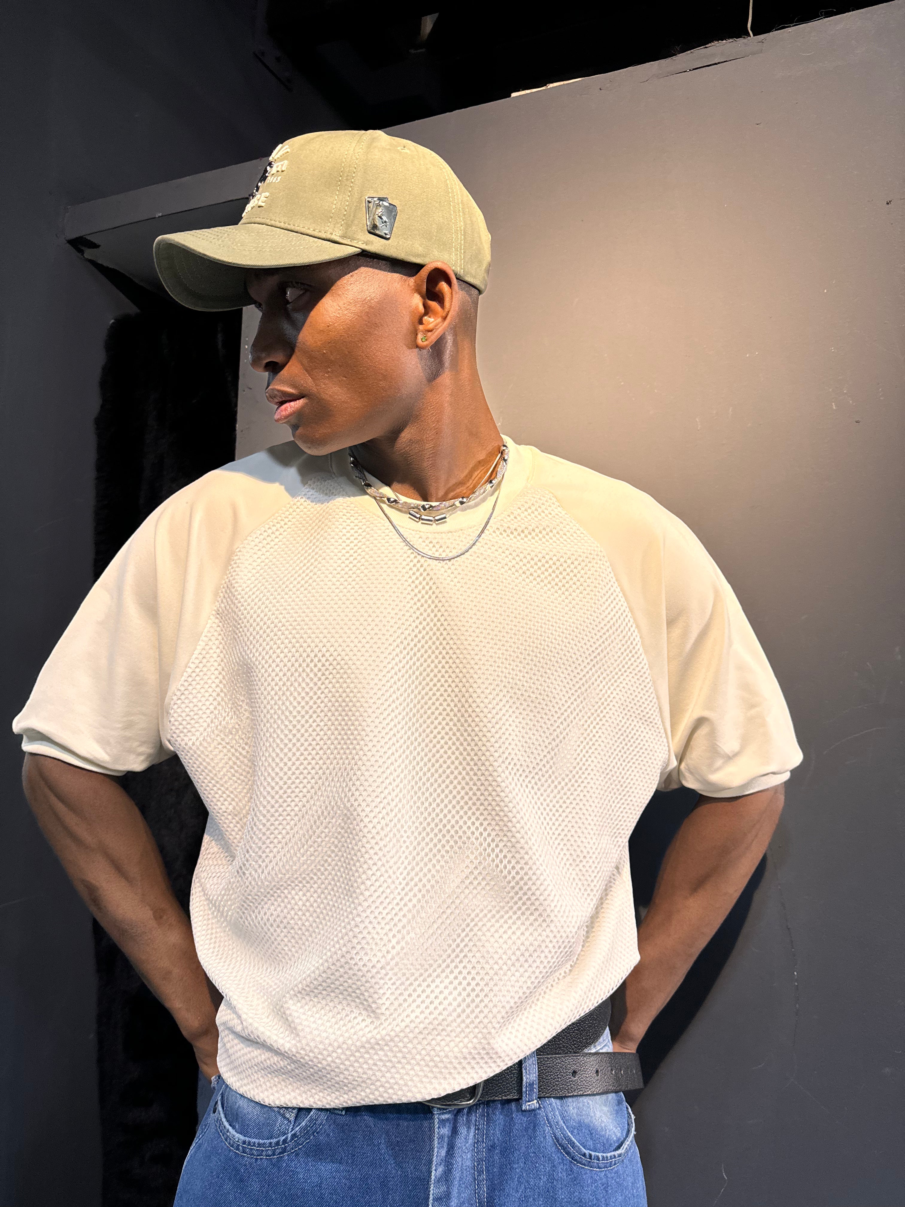 Camiseta Manga Corta Malla Frontal